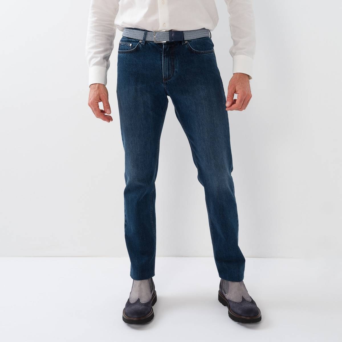 Jeans 5 poches dark denim