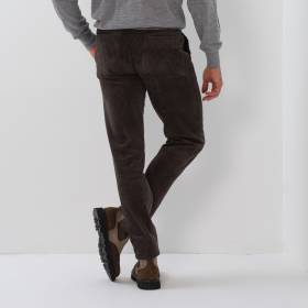 Pan velours lacet pince brun