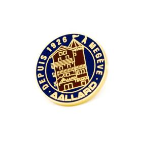 Pin's collector AALLARD noisette bleu x5|doré