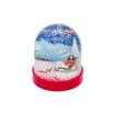 Boule à neige bain de soleil Alpette rouge
