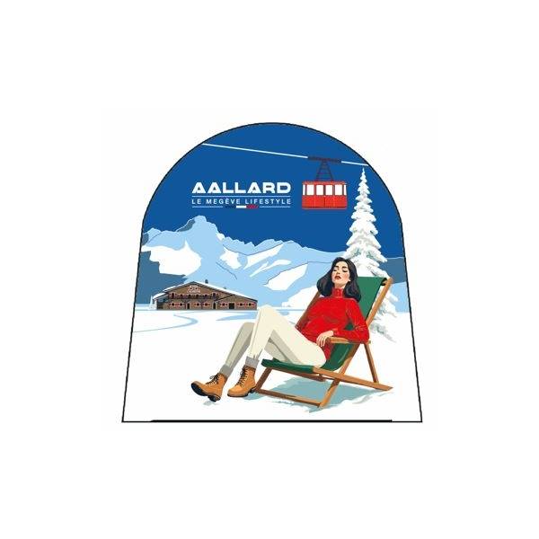 Boule à neige bain de soleil Alpette rouge