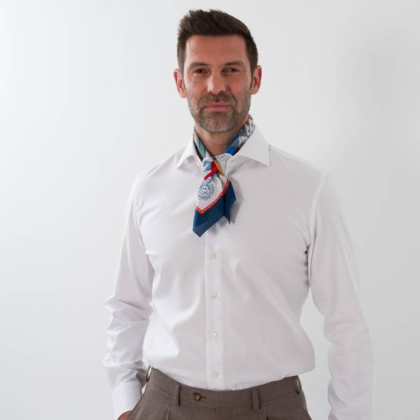 Bandana coton 100 ans bleu blanc rouge