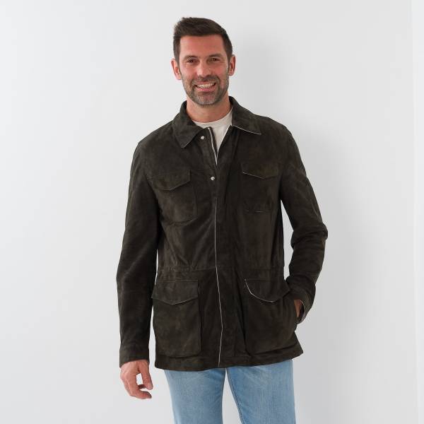 Saharienne en suède forêt