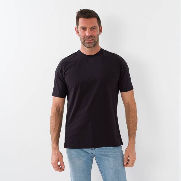 Tee-shirt coton unicolore marine