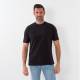 Tee-shirt coton unicolore marine