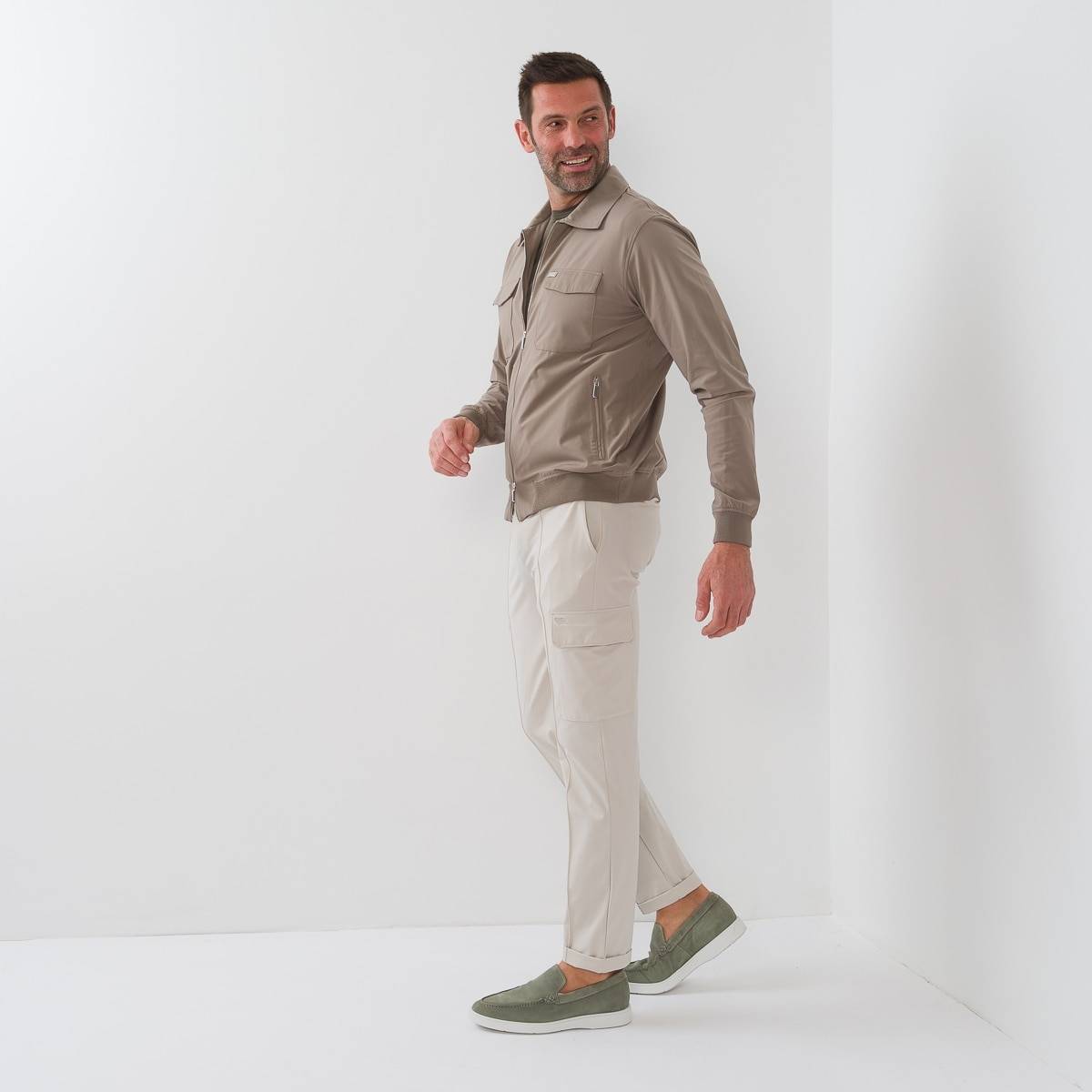 Pantalon cargo technique beige