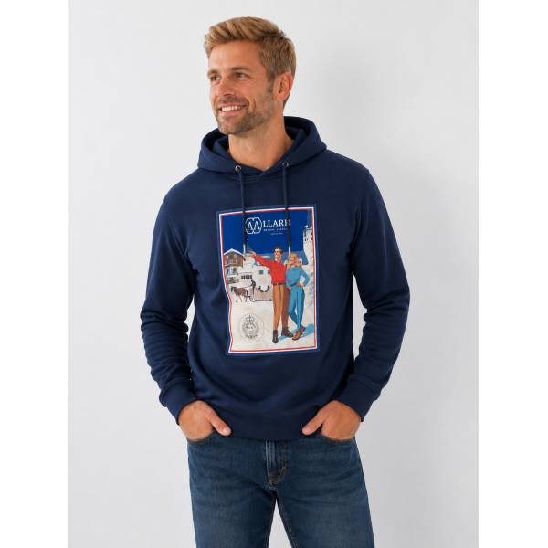 Hoodie illustration vintage marine