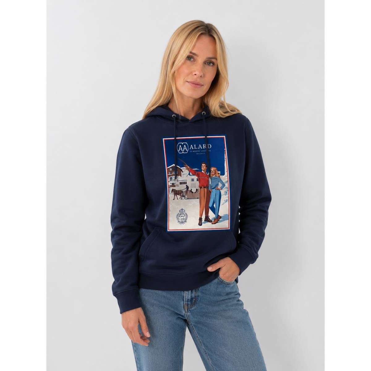 Hoodie illustration vintage marine