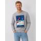Sweat illustr vintage gris Sweat illustr vintage gris