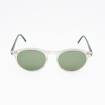 Lunettes AA fines rondes champagne kaki vert