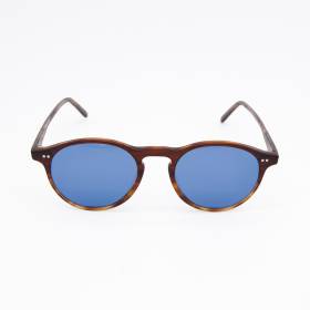 Lunettes AA fines rondes marron marron blue