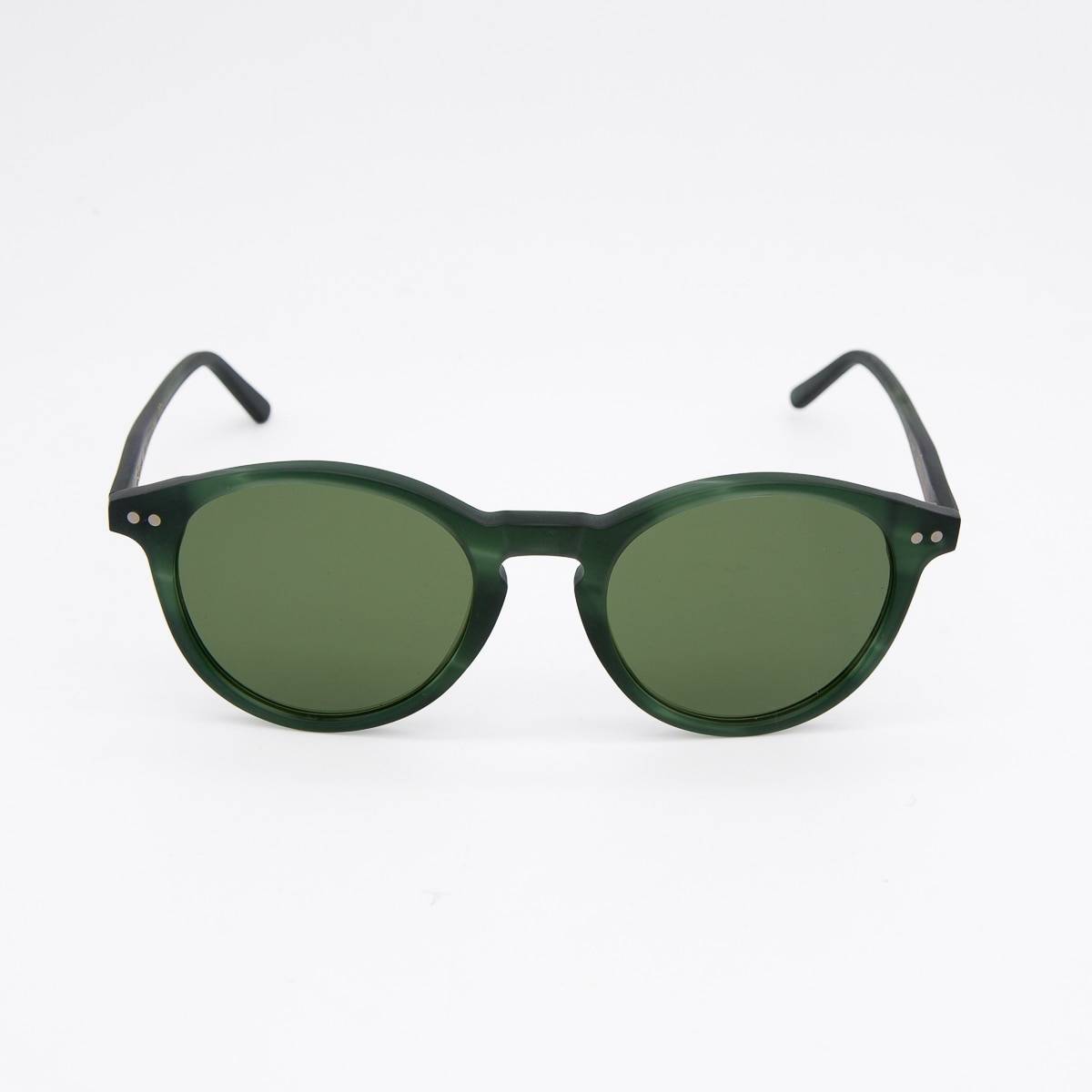 Lunettes AA fines rondes loden loden vert foncé