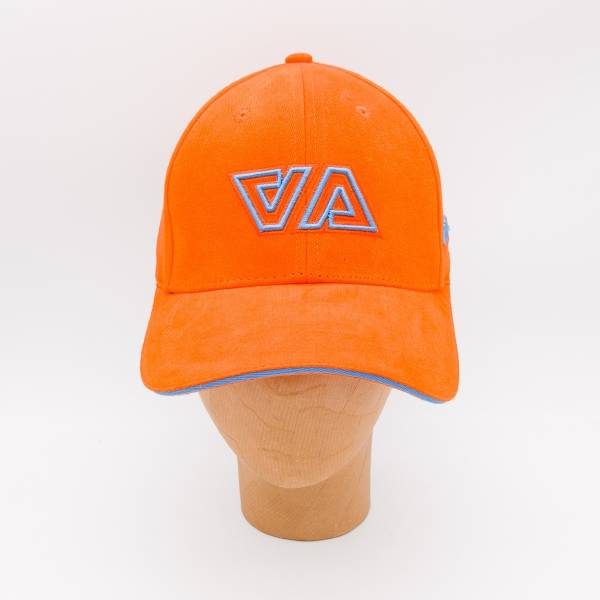 Casquette en coton AAllard Megève orange cielo