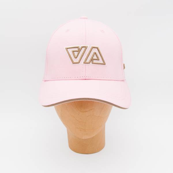 Casquette en coton AAllard Megève rose taupe