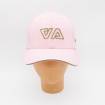 Casquette en coton AAllard Megève rose taupe