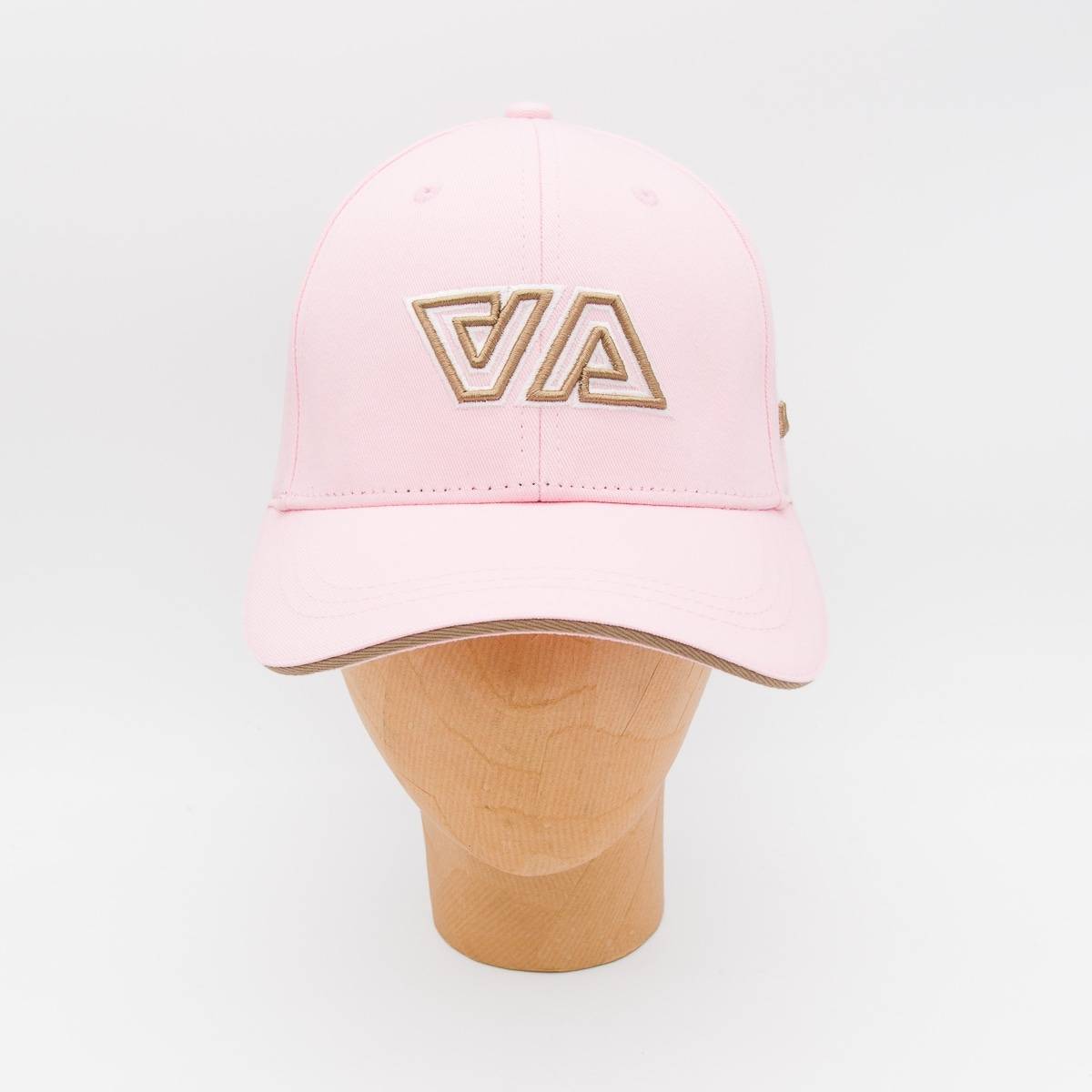 Casquette en coton AAllard Megève rose taupe