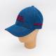 Casquette en coton AAllard Megève jeans bordeaux Casquette en coton AAllard Megève jeans bordeaux