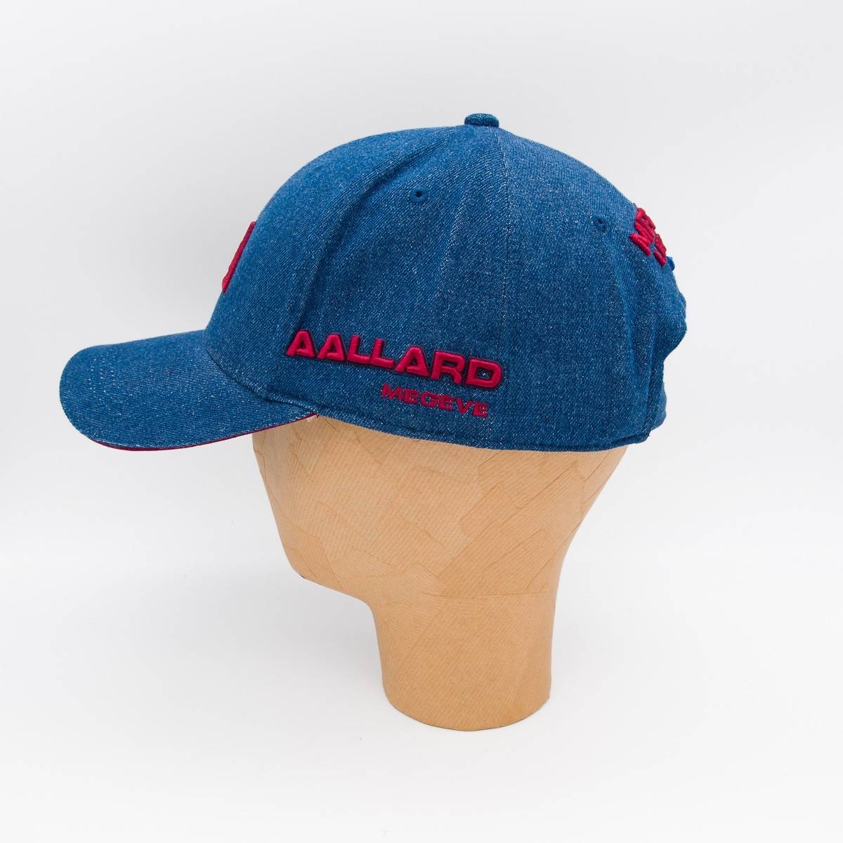 Casquette en coton AAllard Megève jeans bordeaux
