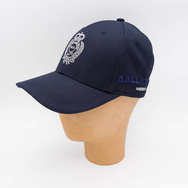 Casquette écusson AAllard en coton blue black argent