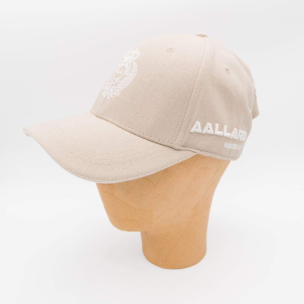 Casquette écusson AAllard en coton beige écru
