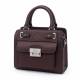Sac mini cubo en cuir bordeaux navy . Sac mini cubo en cuir bordeaux navy .