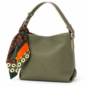 Sac à main anse réglable dark olive beige