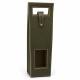 Porte Bouteille en cuir dark olive beige beige Porte Bouteille en cuir dark olive beige beige