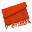 Echarpe en cashmere luxe 35x170cm orange