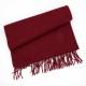 Echarpe en cashmere luxe 35x170cm rubis