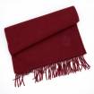 Echarpe en cashmere luxe 35x170cm rubis
