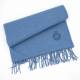 Echarpe en cashmere luxe 35x170cm ciel . .