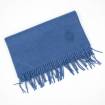 Echarpe unie en soie et cashmere ciel . .