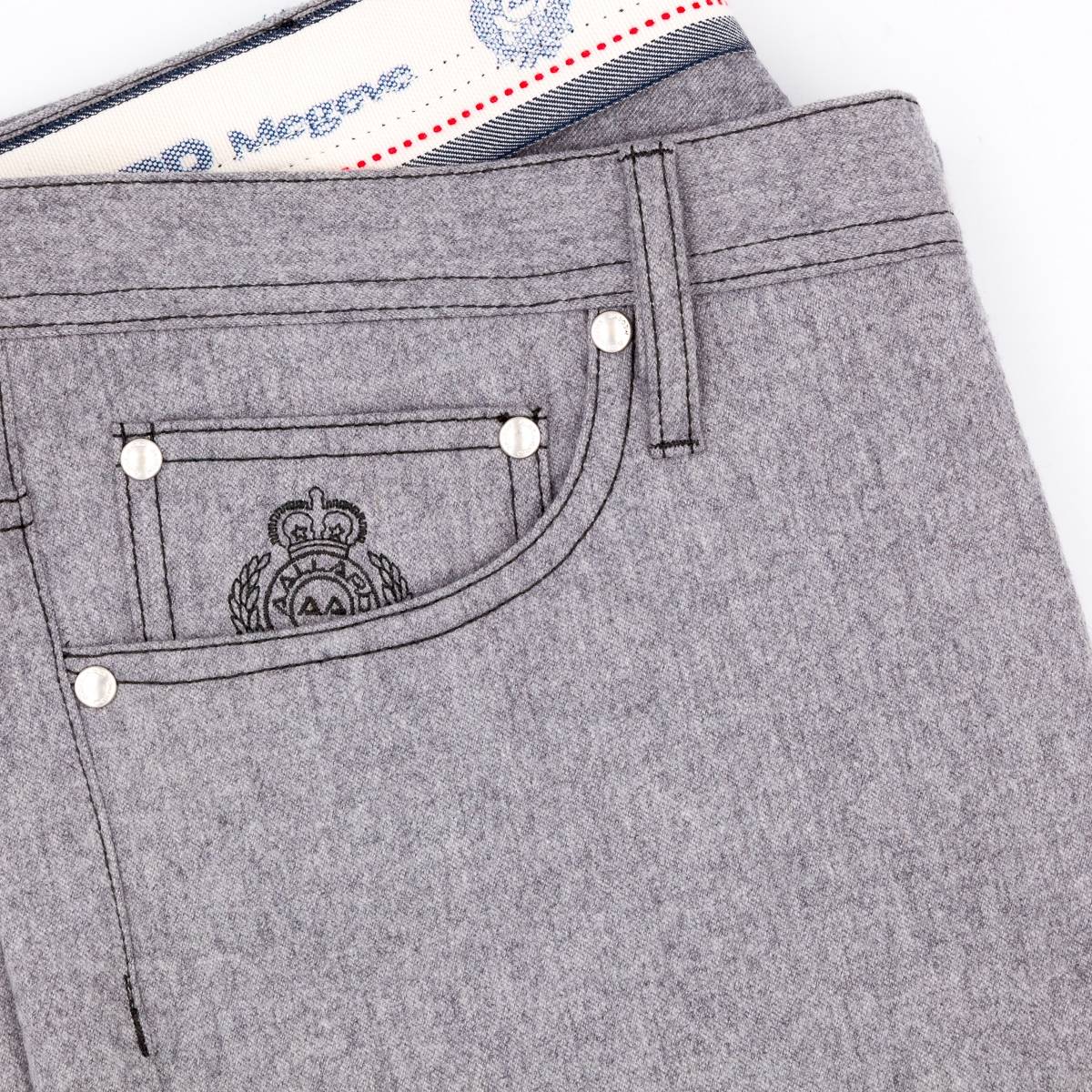 Jeans Flanelle Extensible souris
