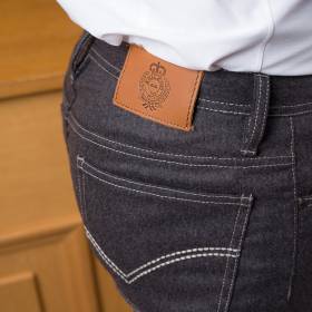 Jeans Flanelle Extensible anthracite