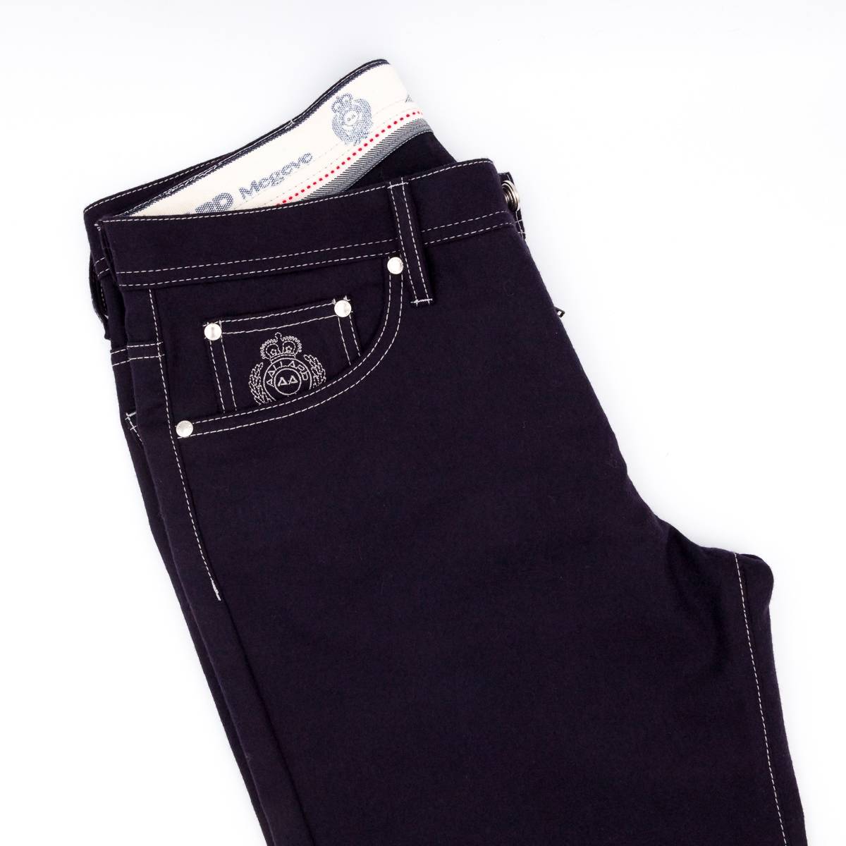 Jeans Flanelle Extensible marine